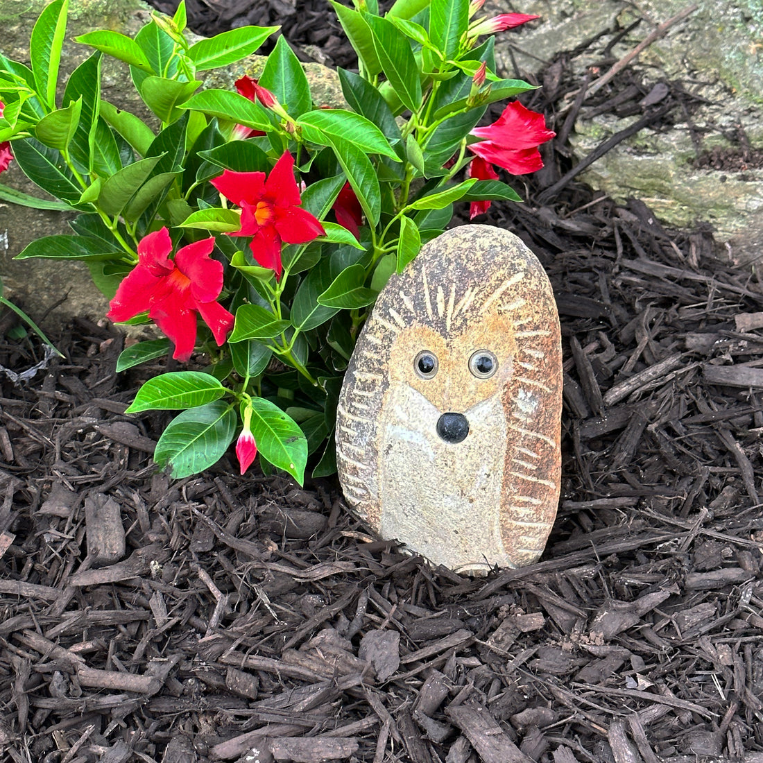 Boulder Standing Hedgehog - 8" H