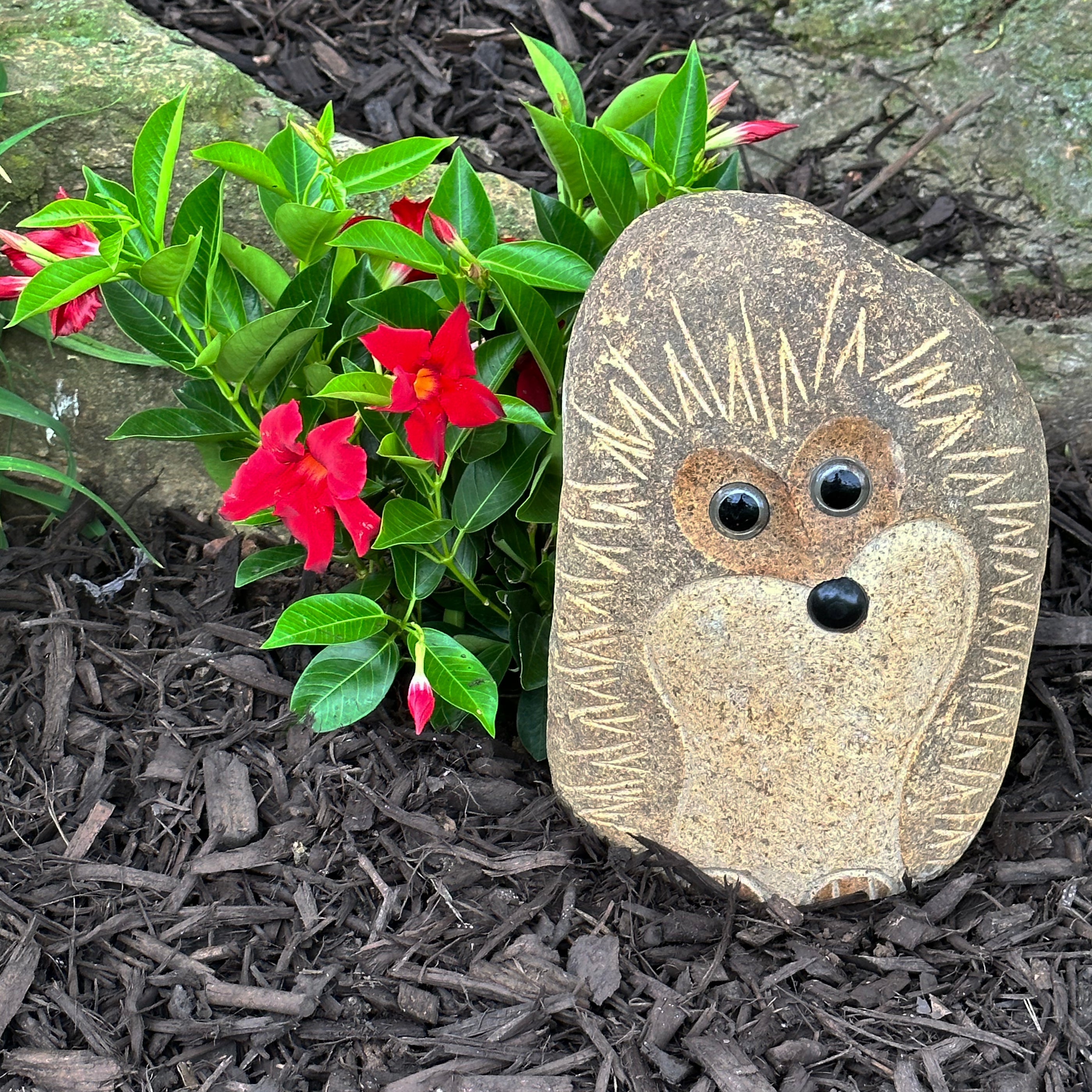 Boulder Standing Hedgehog - 12" H